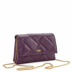 Coupon 🎉 DKNY Clutch Umhängetasche Gold/aubergine 😉 -Secrid-shop 0755405853248 0755405853248 2