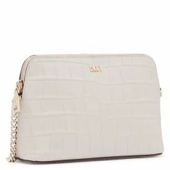 Aktion 💯 DKNY Umhängetasche Dome Croco Prägung Gold/stein 👏 -Secrid-shop 0755405878241 0755405878241 3