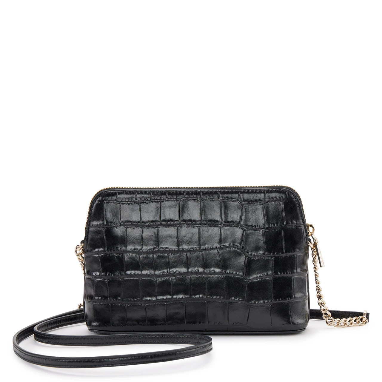 Neu đ DKNY UmhĂ€ngetasche Dome Croco PrĂ€gung Gold/schwarz â 2 Neu đ DKNY UmhĂ€ngetasche Dome Croco PrĂ€gung Gold/schwarz â â Bild 2