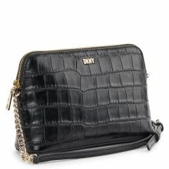 Neu đ DKNY UmhĂ€ngetasche Dome Croco PrĂ€gung Gold/schwarz â 8 Neu đ DKNY UmhĂ€ngetasche Dome Croco PrĂ€gung Gold/schwarz â -Secrid-shop 0755405878258 0755405878258 2