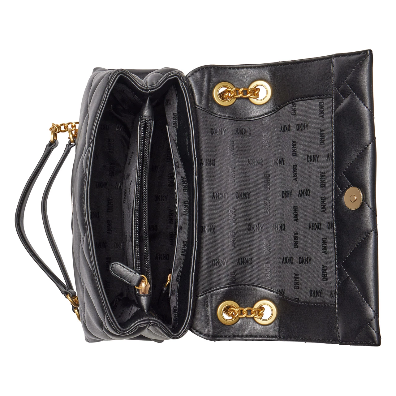 Besorgen ???? DKNY Schultertasche Gold/schwarz ⌛ 4 Besorgen ???? DKNY Schultertasche Gold/schwarz ⌛ – Bild 4
