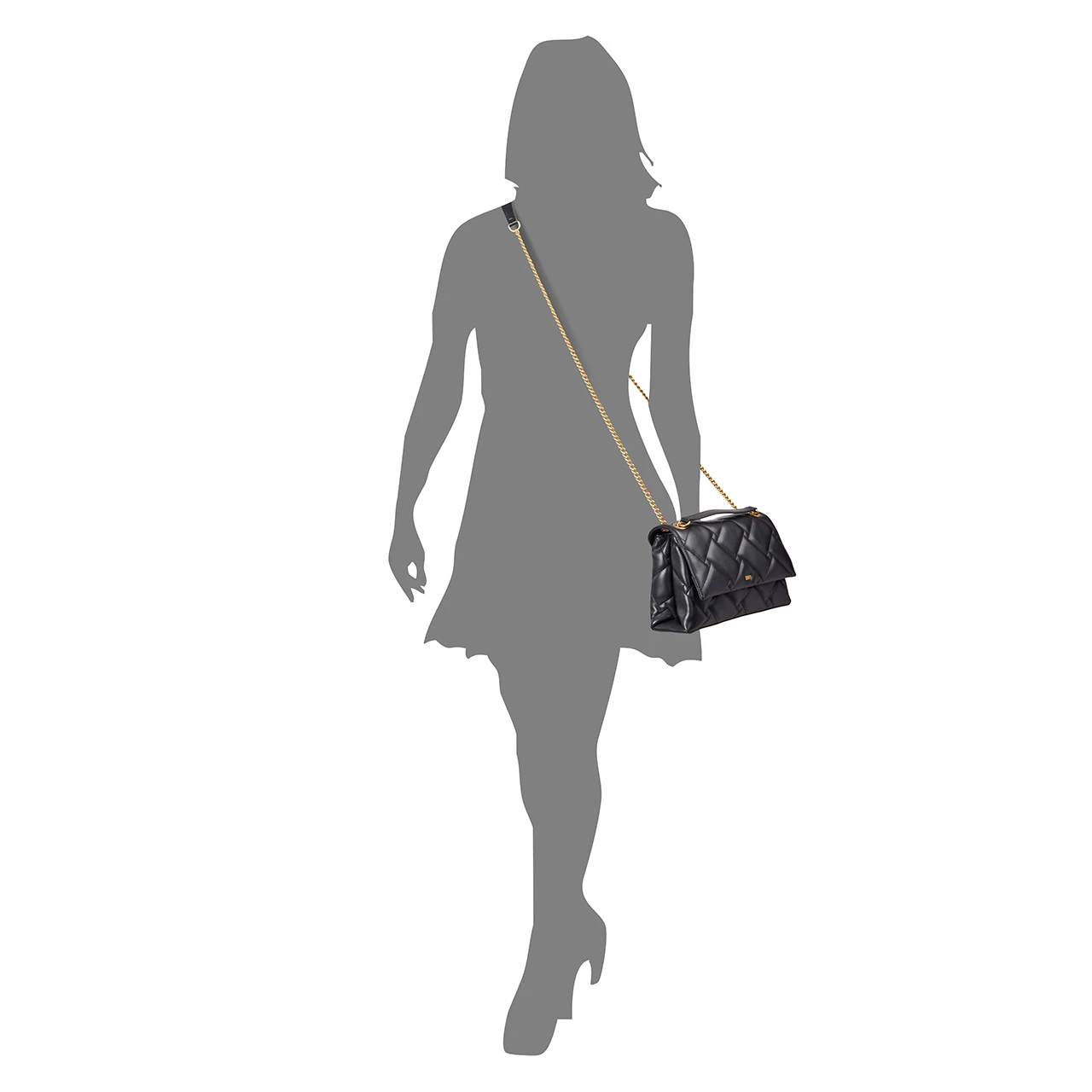 Besorgen ???? DKNY Schultertasche Gold/schwarz ⌛ 6 Besorgen ???? DKNY Schultertasche Gold/schwarz ⌛ – Bild 6