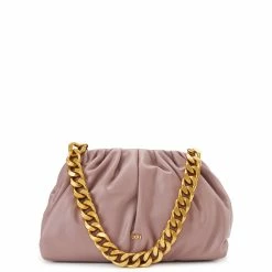 Großhandel 👍 DKNY Schultertasche Gold/altrosa ⭐