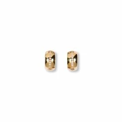 Brandneu 👍 Heide Heinzendorff Creolenstecker Sterlingsilber 925 Gold Zirkonia 🎁