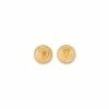 Auslauf ???? Heide Heinzendorff Creolenstecker Sterlingsilber 925 Gold Matt ????