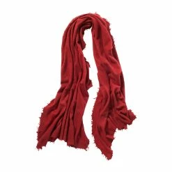 Auslauf 🎁 Purschoen Schal 85x195 Cm Rot II 🎁