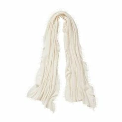 Brandneu 🎁 Purschoen Schal 85x195 Cm Natural 🧨 -Secrid-shop 20380779 20380779 5