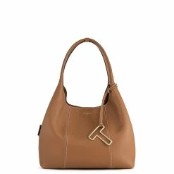 Am billigsten 💯 Le Tanneur Schultertasche Mittel Hellbraun 🎁