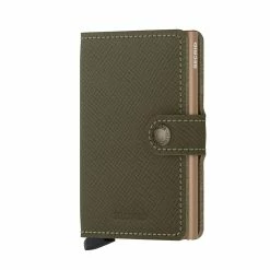 Am billigsten 🌟 Secrid Miniwallet Saffiano Olive 😀